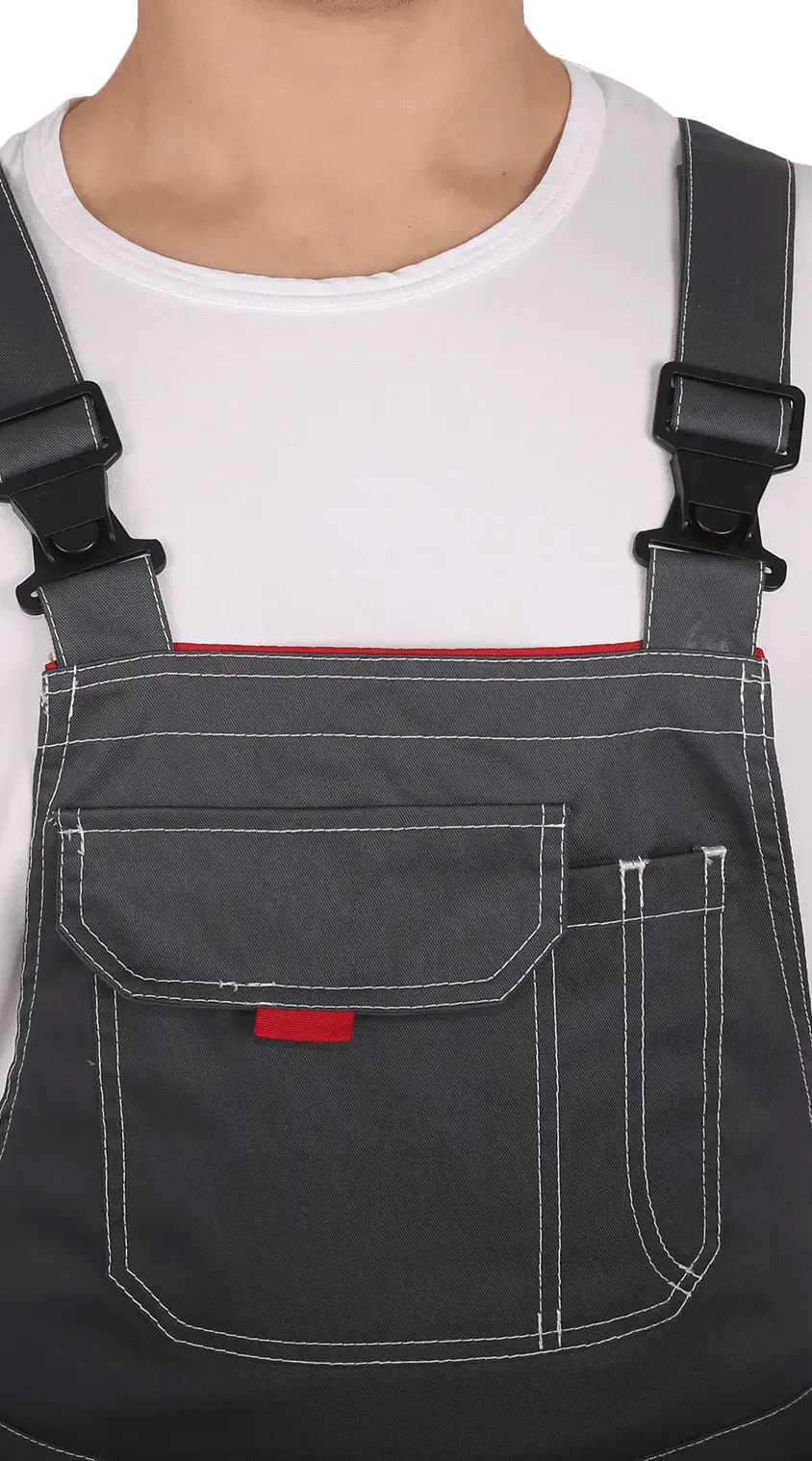 Полукомбинезон рабочий мужской летний RONTA PL3099 серый