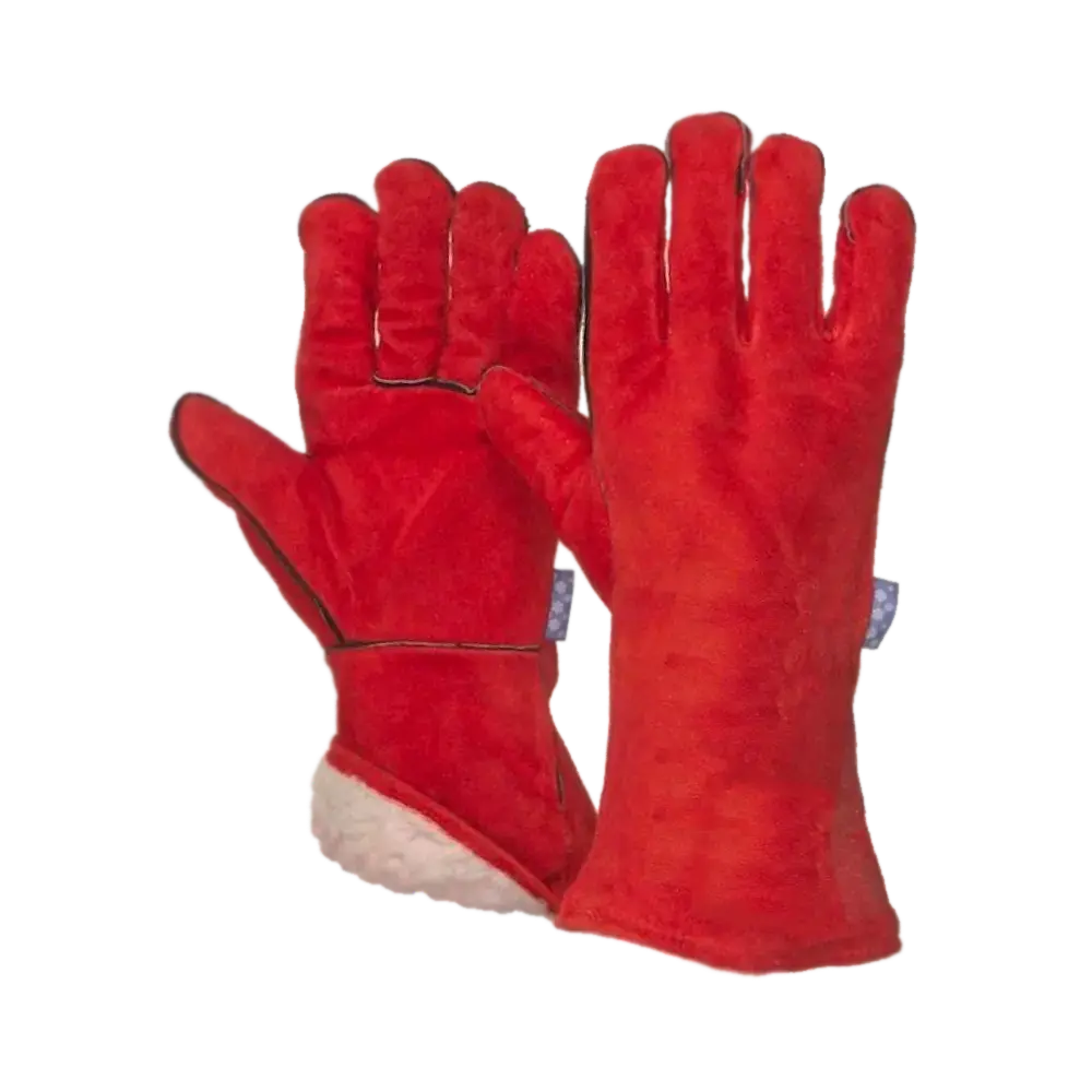 Краги сварщика "Трек" с подкладкой 