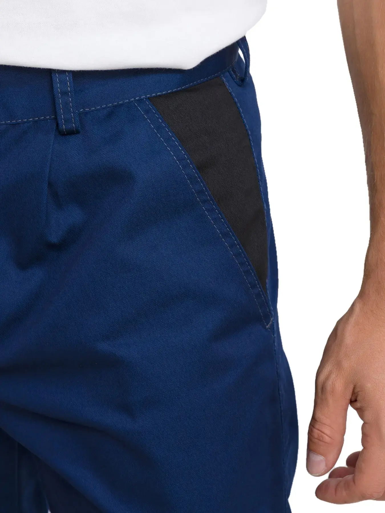 Костюм рабочий мужской летний RONTA KS261 с брюками темно-синий, серый, черный