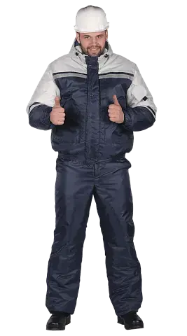 Костюм "Стим" (т.синий/св.серый)