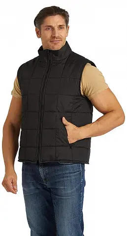 Жилет рабочий мужской утепленный зимний RONTA JT1008 черный Жилет рабочий мужской утепленный зимний RONTA JT1008 черный