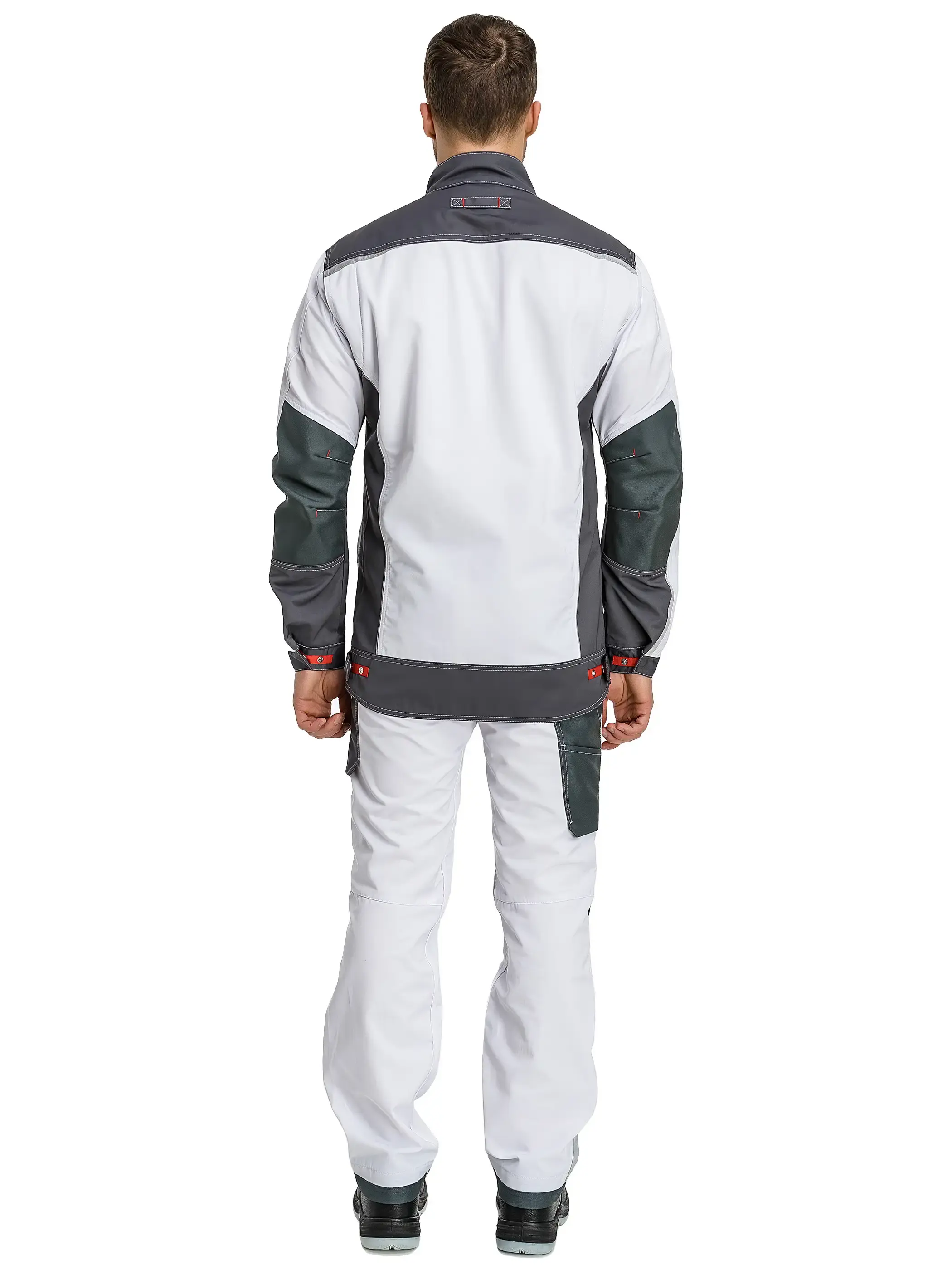 Куртка рабочая мужская летняя Техноавия "Милан" белый, серый