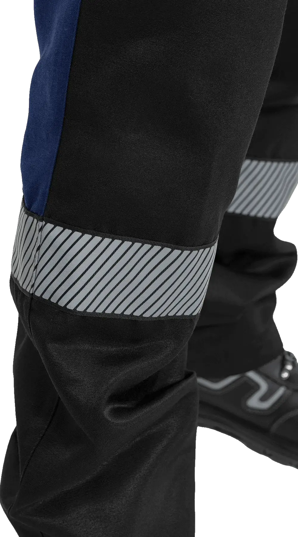 Костюм рабочий мужской летний RONTA KS812 с полукомбинезоном темно-синий, черный