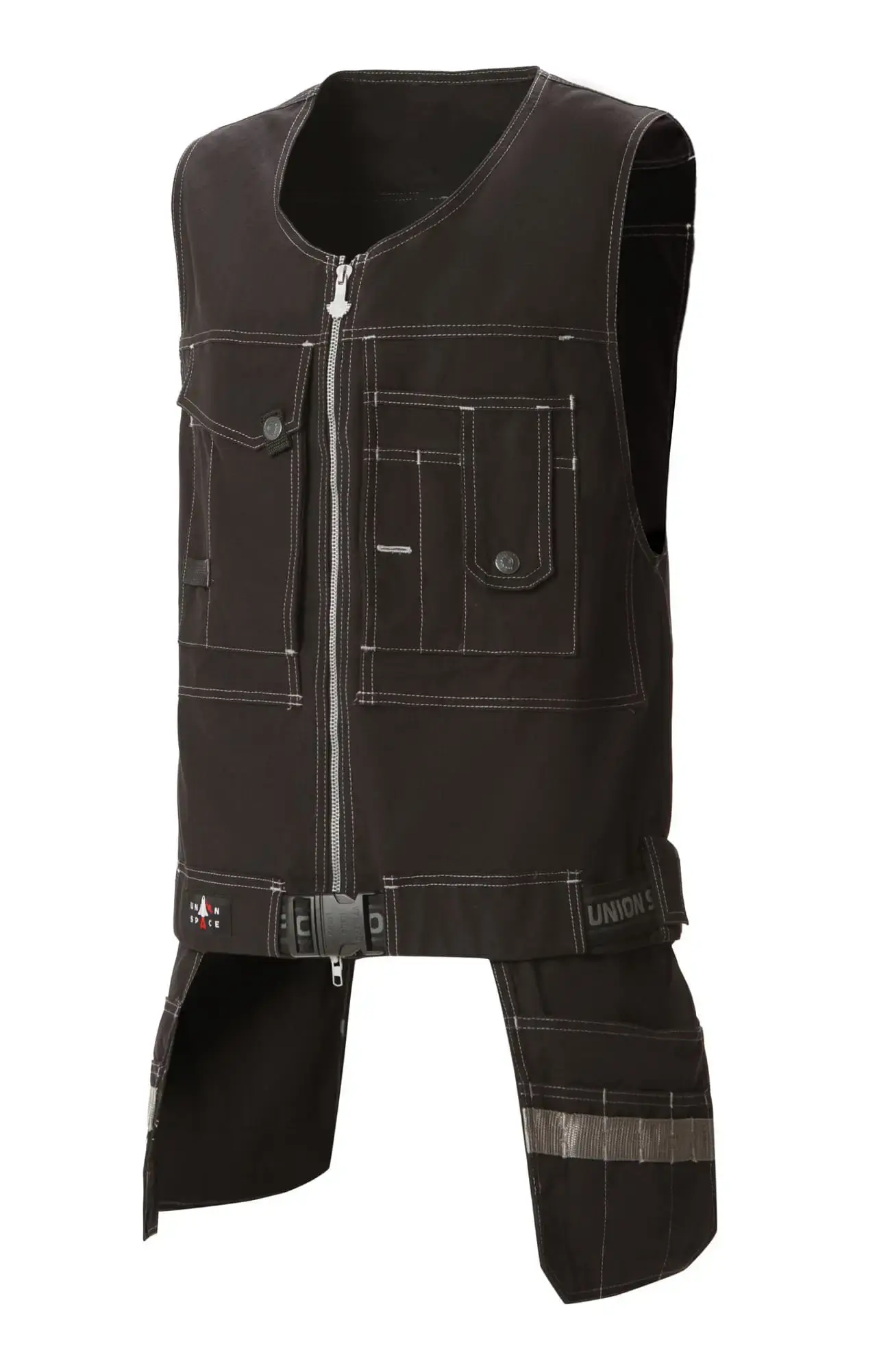 Жилет монтажника рабочий мужской летний RONTA JT905 черный