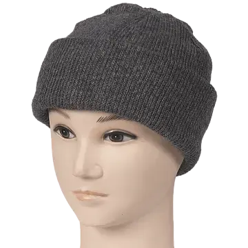 Шапка двойная п/ш серая Шапка двойная п/ш серая