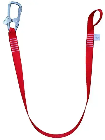 Строп из ленты 2 метра с монтажным карабином и крепежной петлей