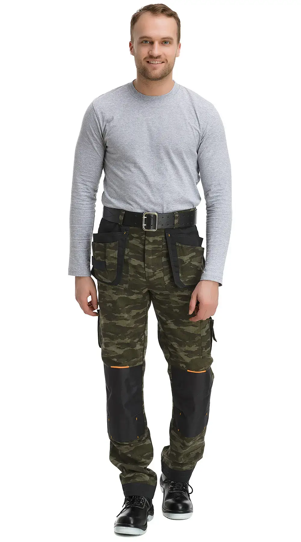 Костюм рабочий мужской летний RONTA KS803 с брюками камуфляжный