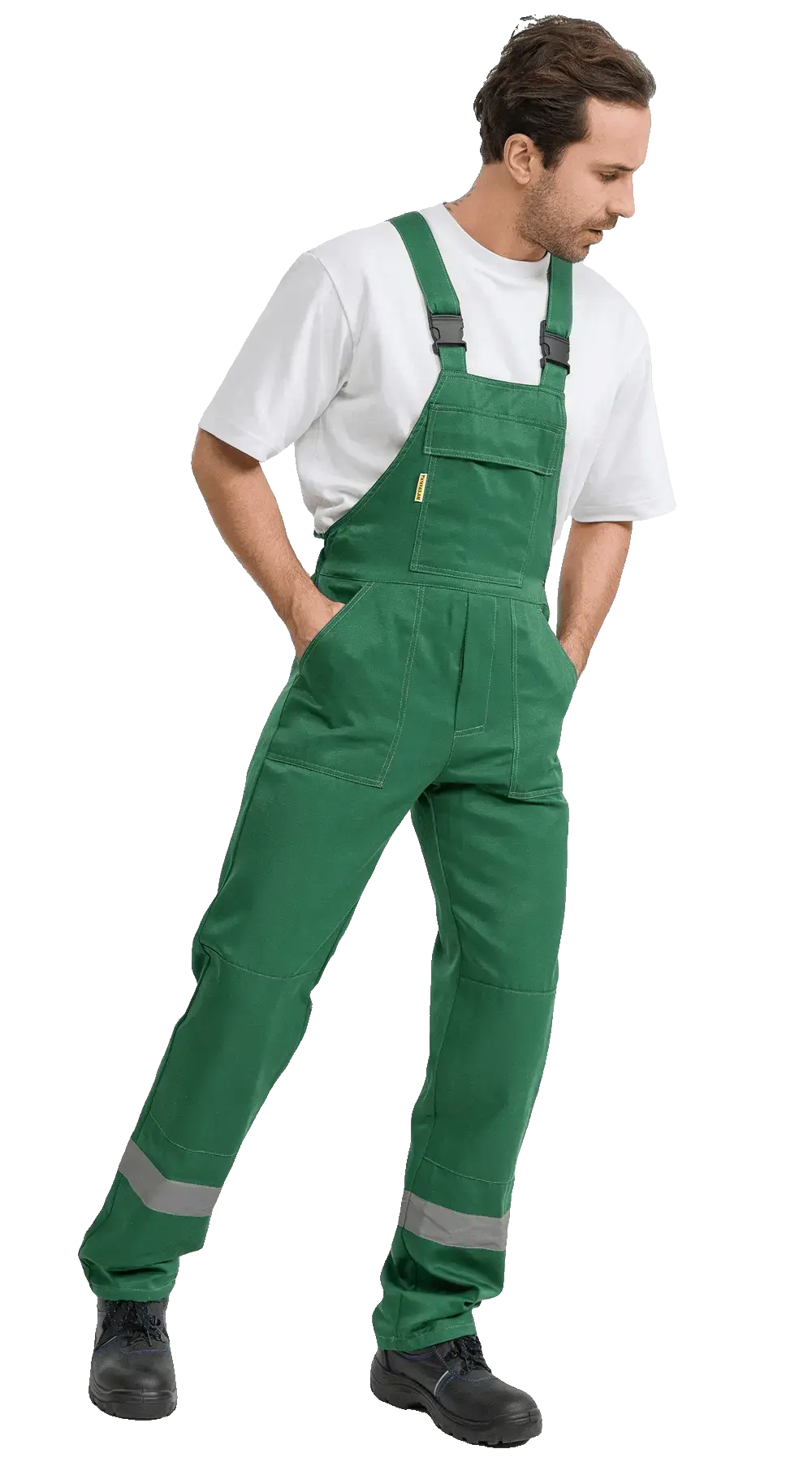 Полукомбинезон рабочий мужской летний RONTA PL504 зеленый