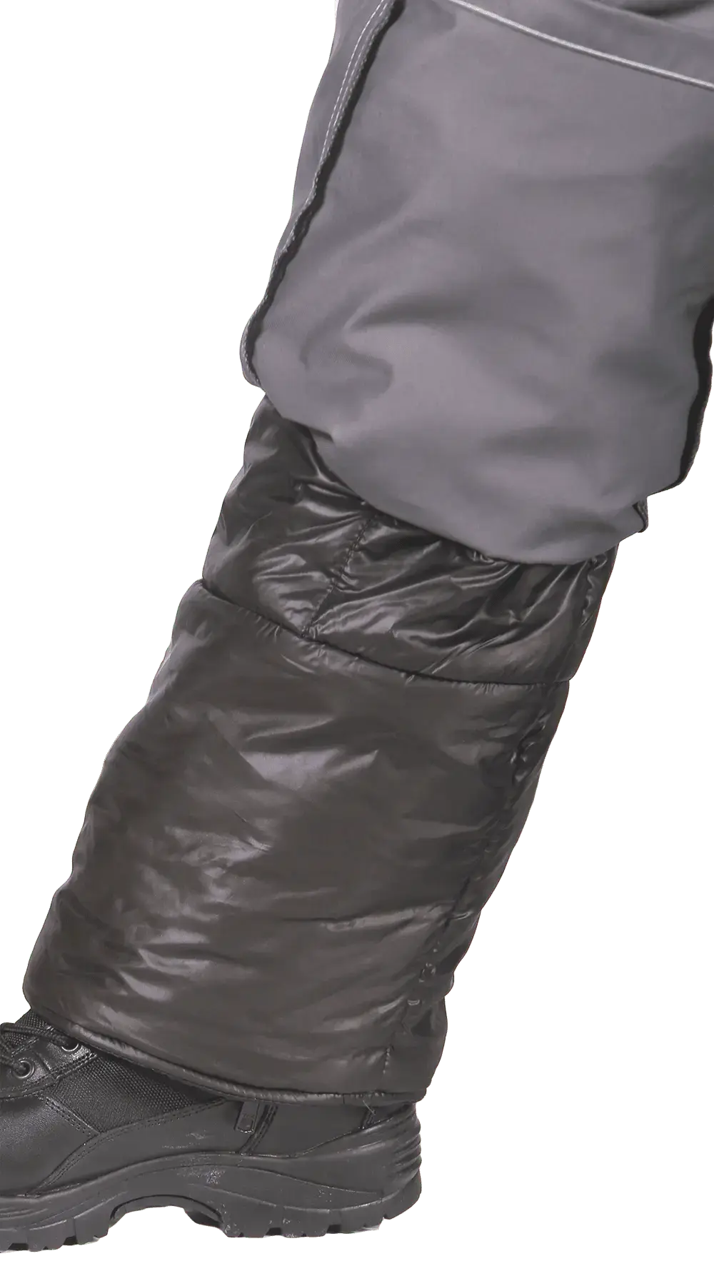 Полукомбинезон рабочий мужской утепленный зимний RONTA PL581 темно-серый