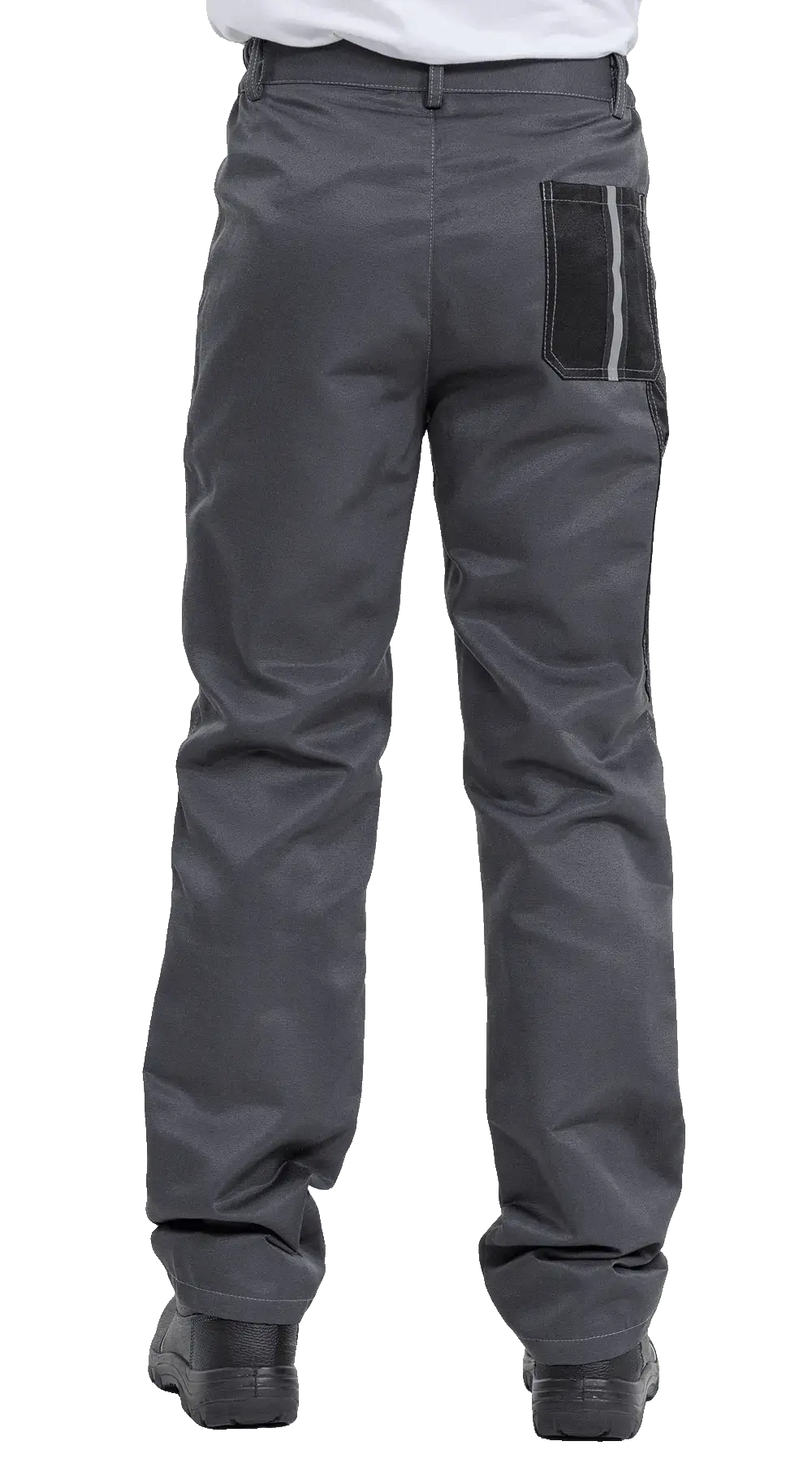 Костюм рабочий мужской летний RONTA KS806 с брюками темно-серый, черный, красный