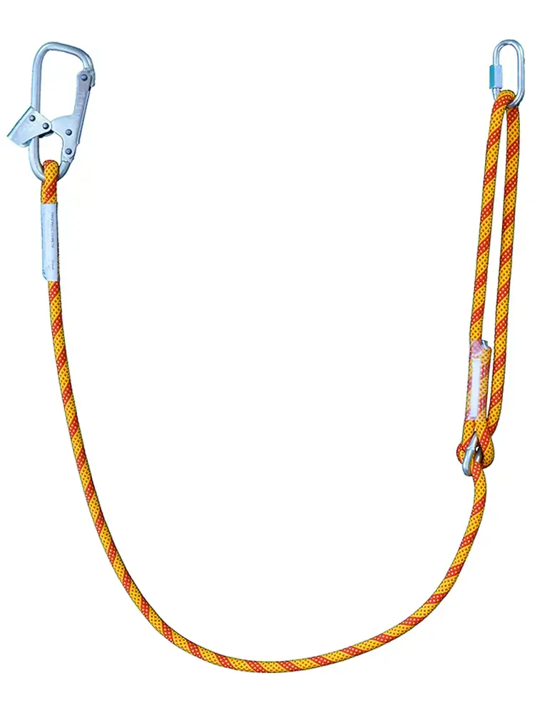 Строп из регулируемого каната 2 м, с монтажным и соединительным карабином