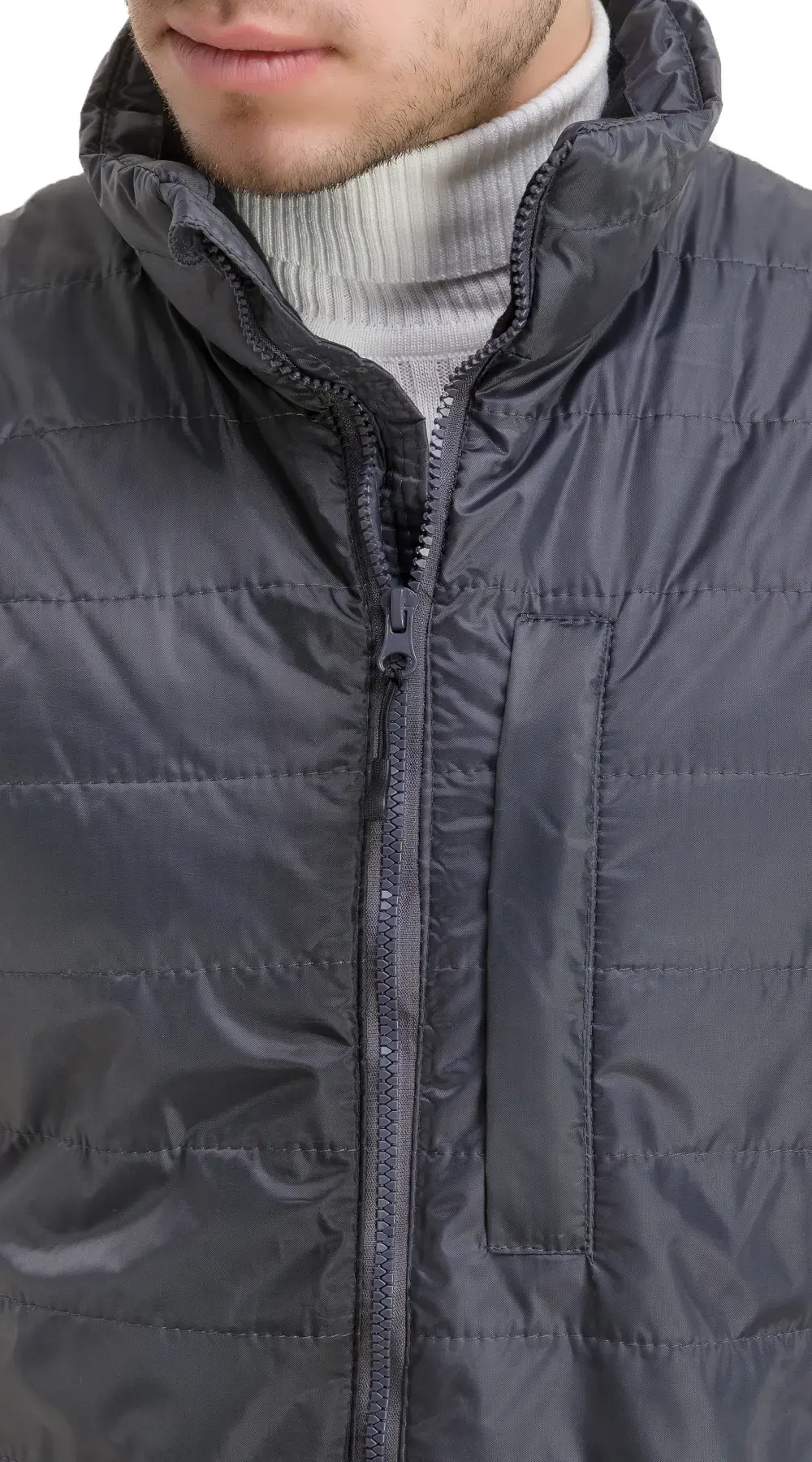 Жилет рабочий мужской утепленный зимний RONTA JT1001 серый