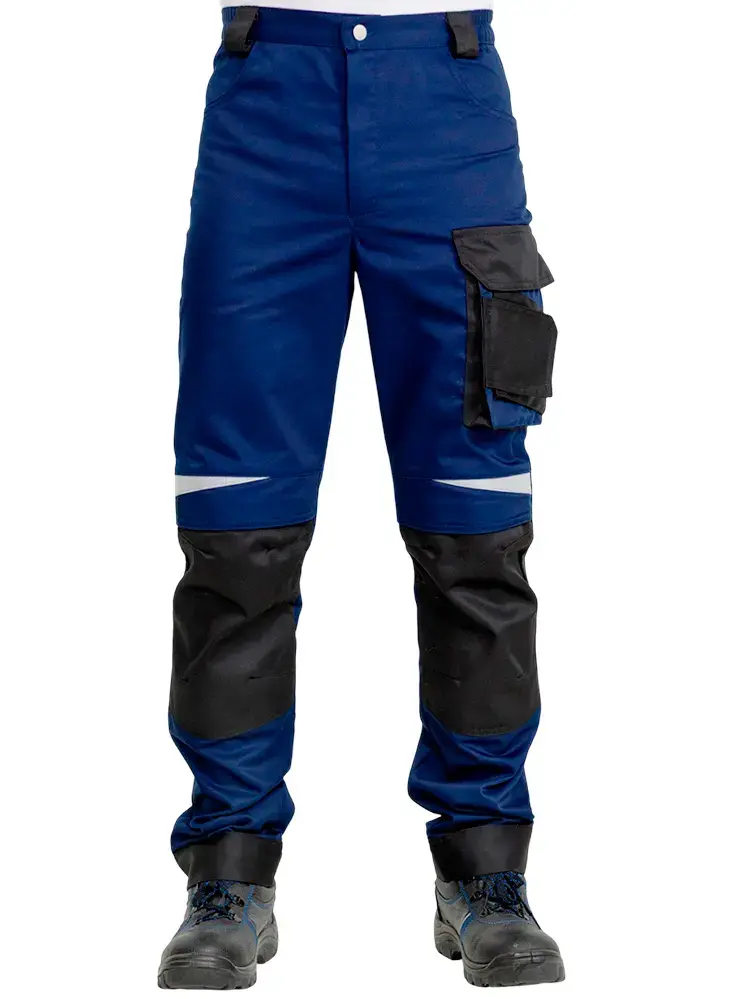 Брюки рабочие мужские летние RONTA BR209 темно-синий, черные