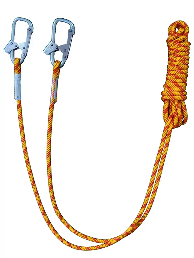 Строп из каната 5 м двумя монтажными карабинами