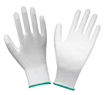 Перчатки нейлоновые с полиуретановым покрытием 