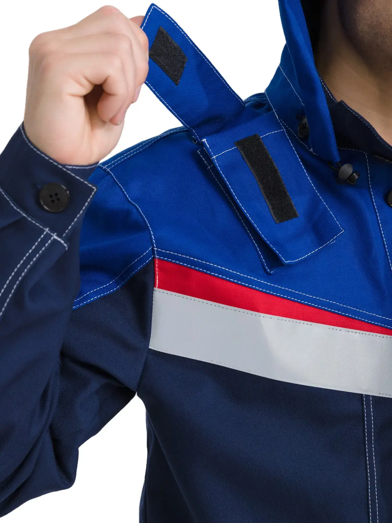 Костюм мужской №139 "МЕГАСТАТ ФР" (т.син/вас)