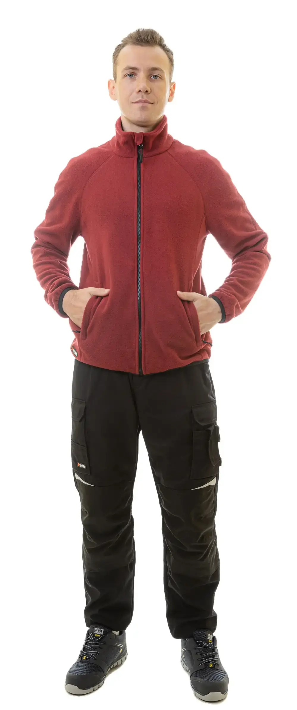 Толстовка флисовая BRODEKS KS211, бордо Толстовка флисовая BRODEKS KS211, бордо