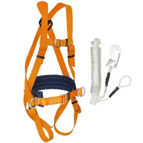 Удерживающая система с наплеч.и набед.лямками и стропом из каната 10 м УС 2 ВЖ 10 м