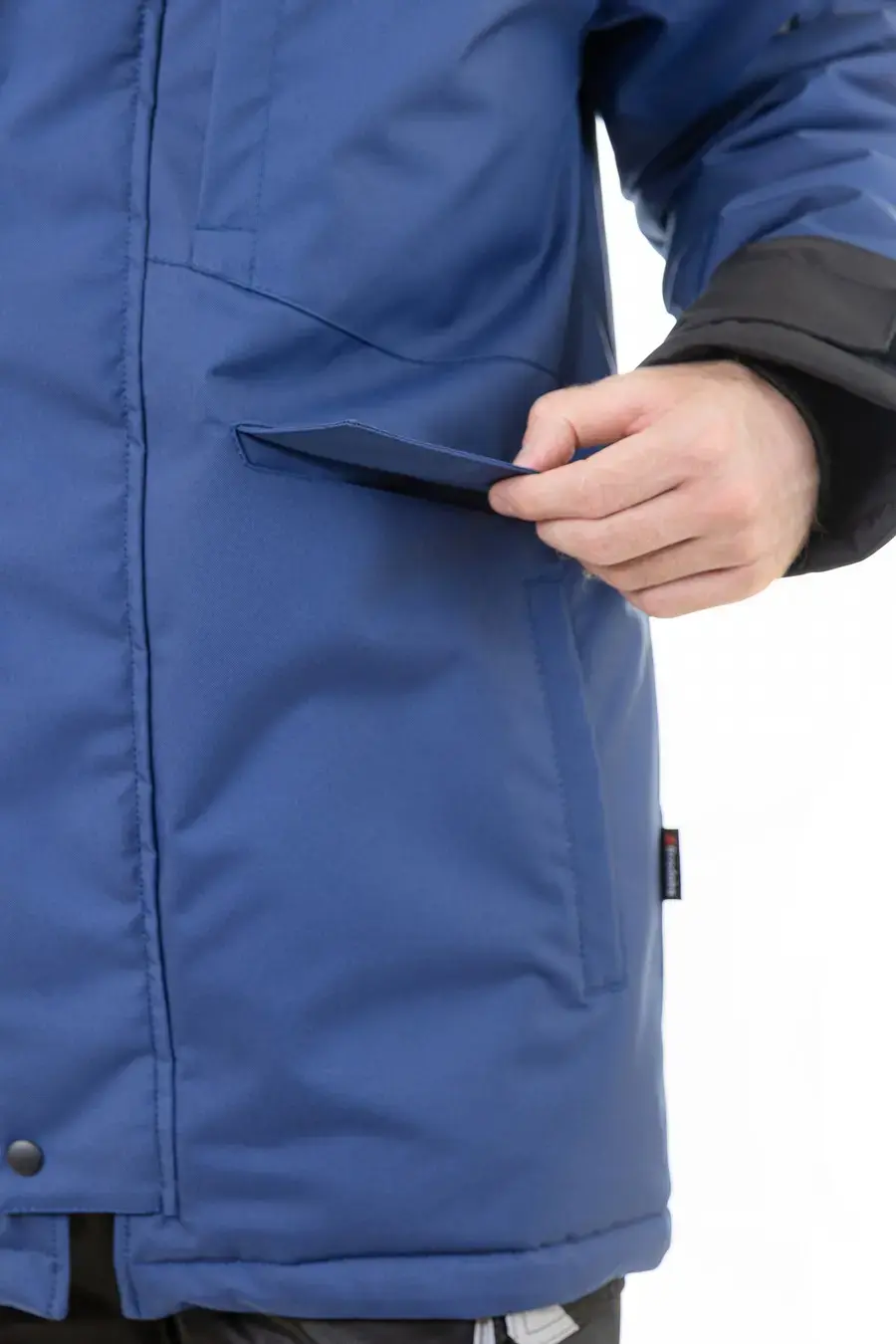 Зимняя куртка-парка BRODEKS KW215, синий