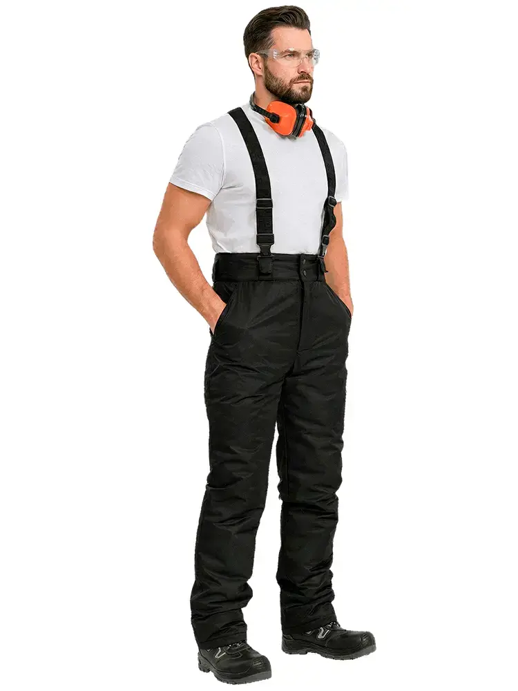 Брюки рабочие мужские утепленные RONTA BR930 MEMBRANE черные