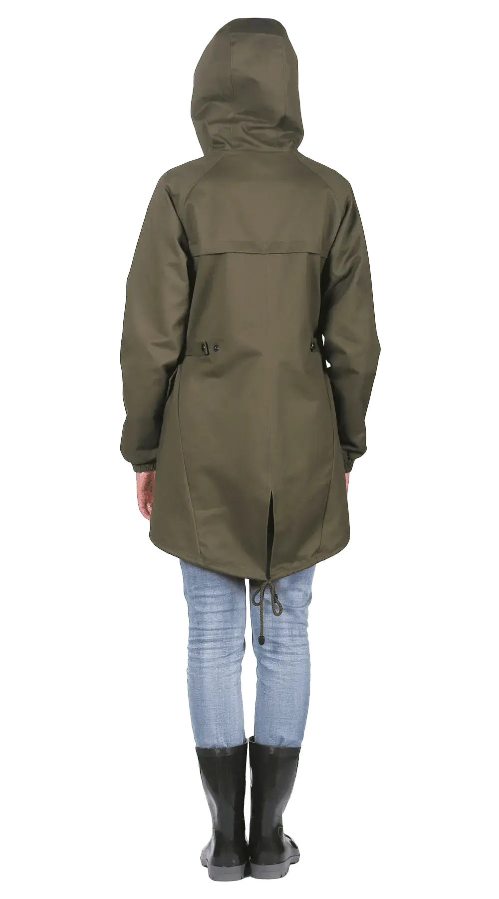 Куртка женская Парка (хаки, 100% хб) 