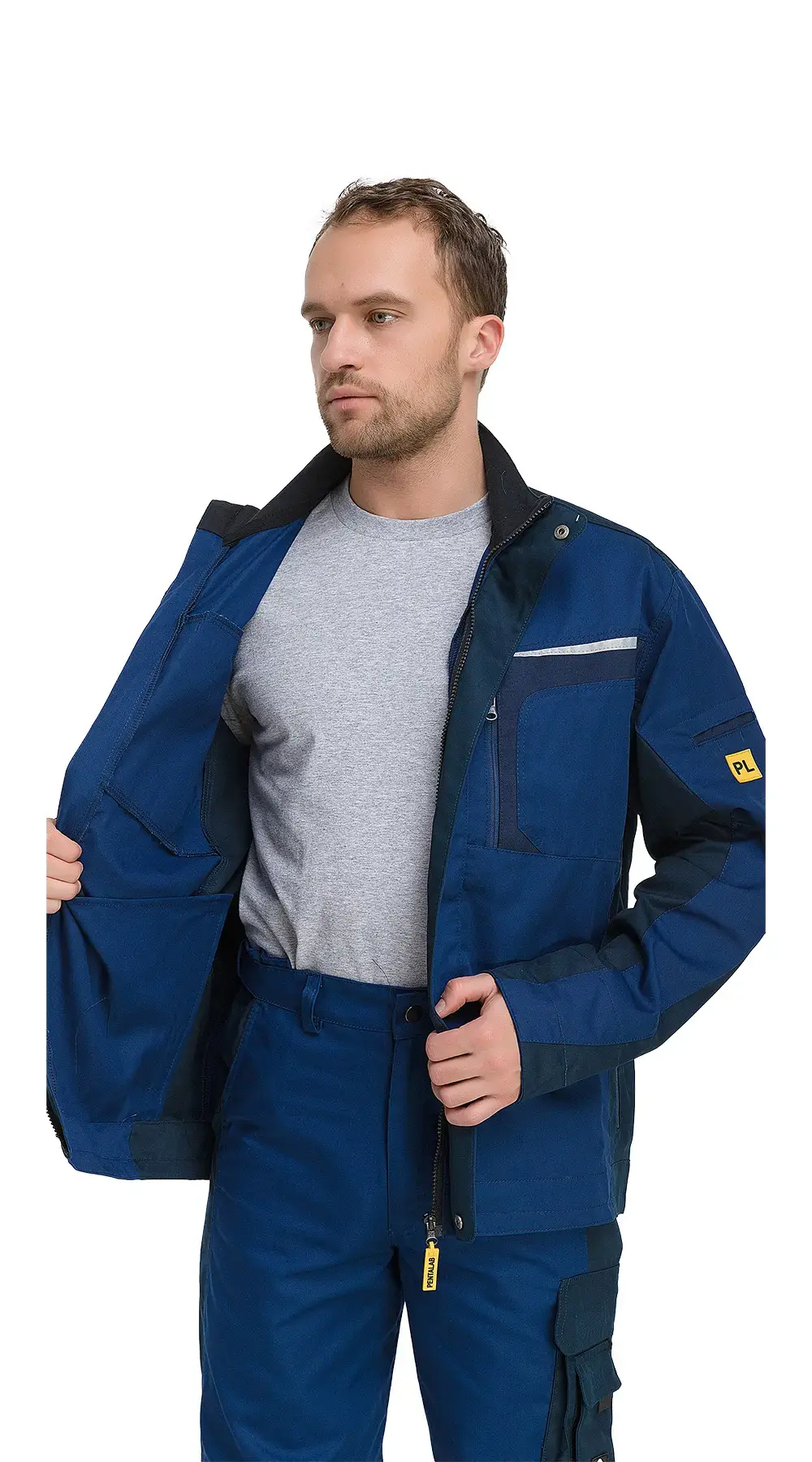 Куртка рабочая мужская летняя RONTA KR2020 синий, темно-синий