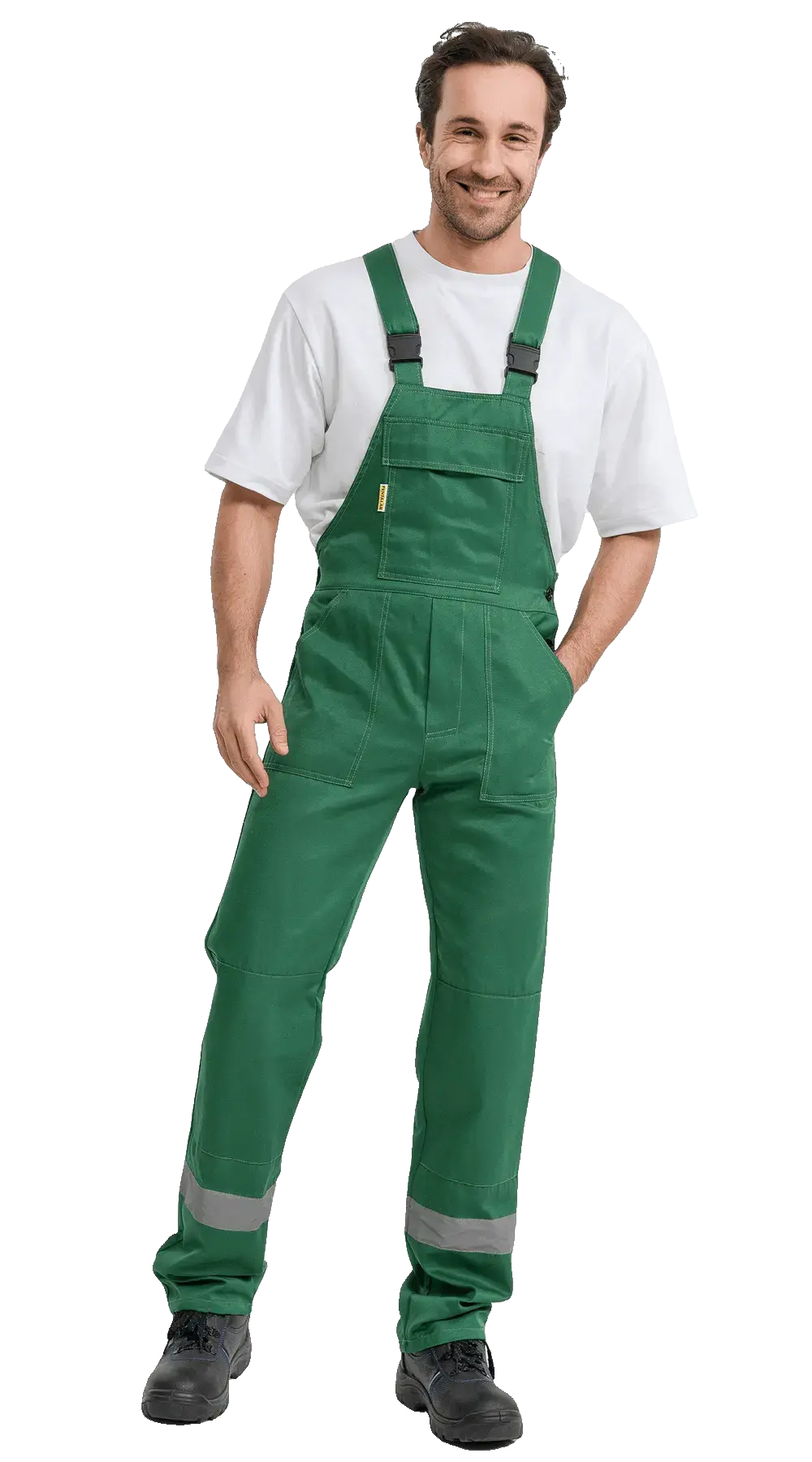 Полукомбинезон рабочий мужской летний RONTA PL504 зеленый