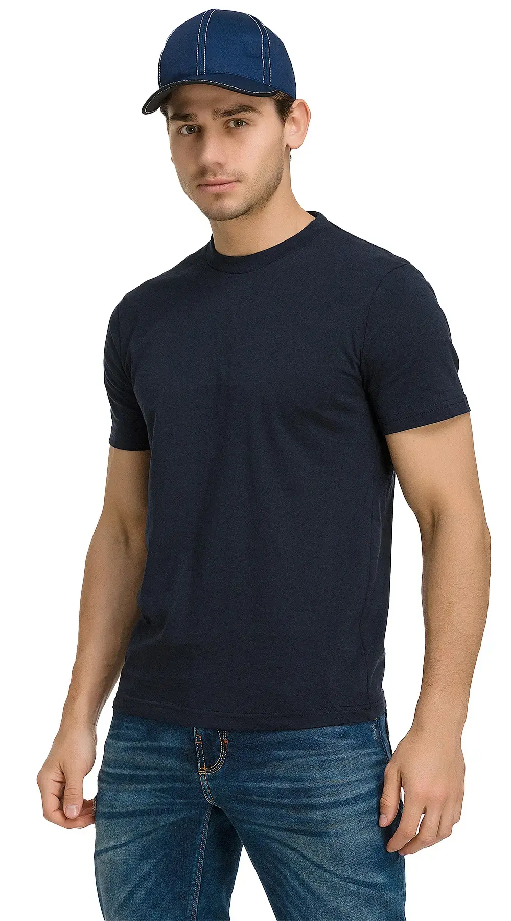 Футболка мужская RONTA FUT001 темно-синяя