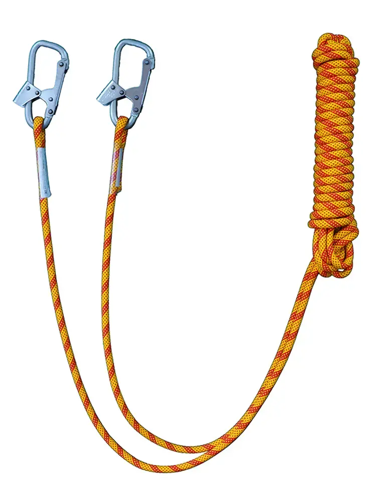 Строп из каната 10  м с 2 монтажными карабинами