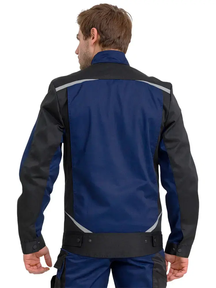 Куртка рабочая мужская летняя RONTA KR209 темно-синий, черный