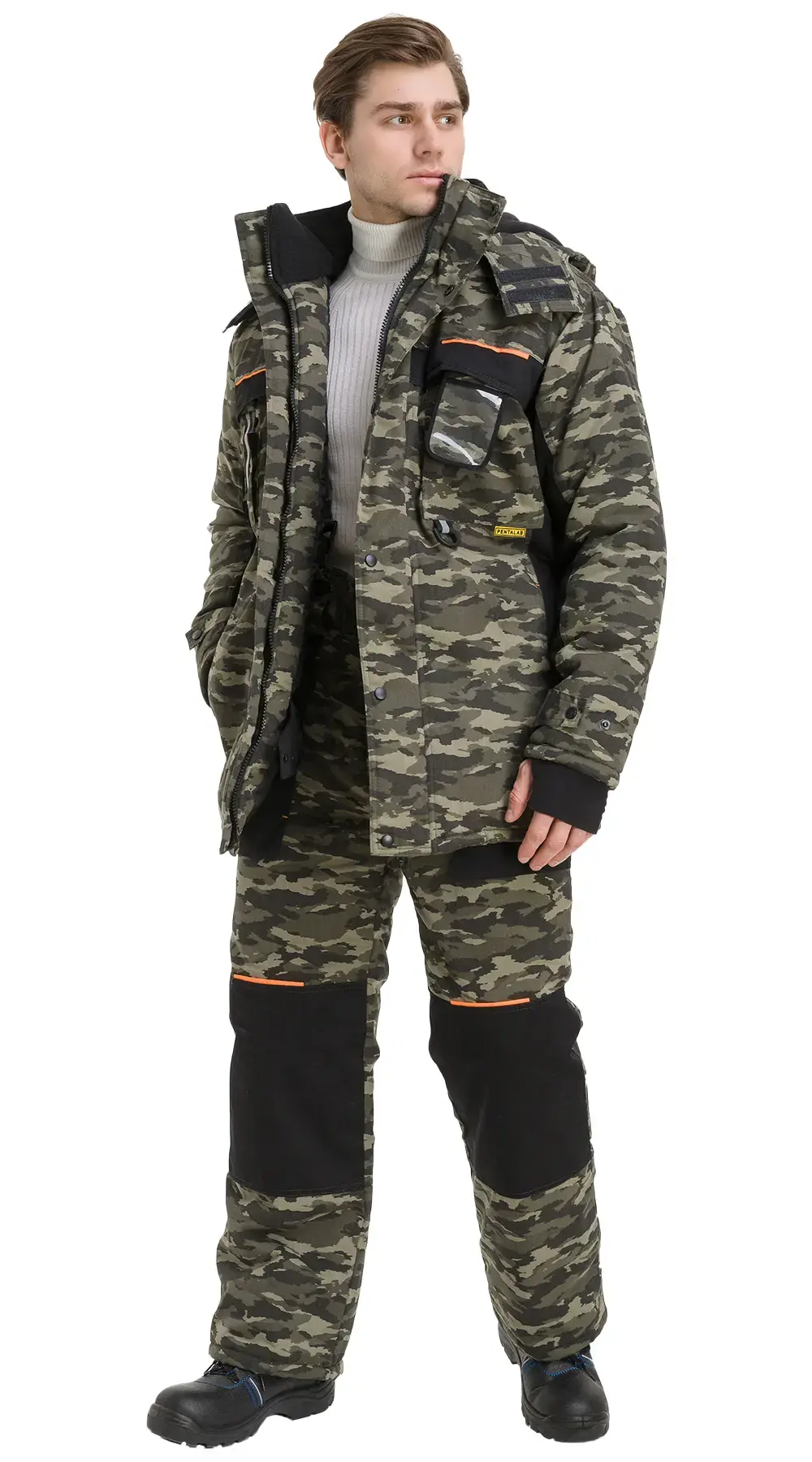 Костюм рабочий мужской утепленный зимний RONTA KS920 камуфляж