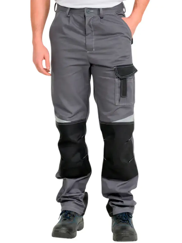 Брюки рабочие мужские летние RONTA BR206 темно-серые, черные