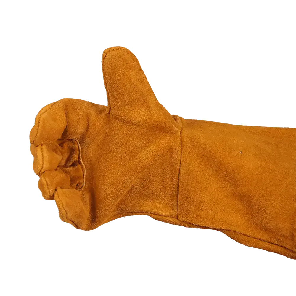 Краги спилковые пятипалые "Экстра-5 Люкс"