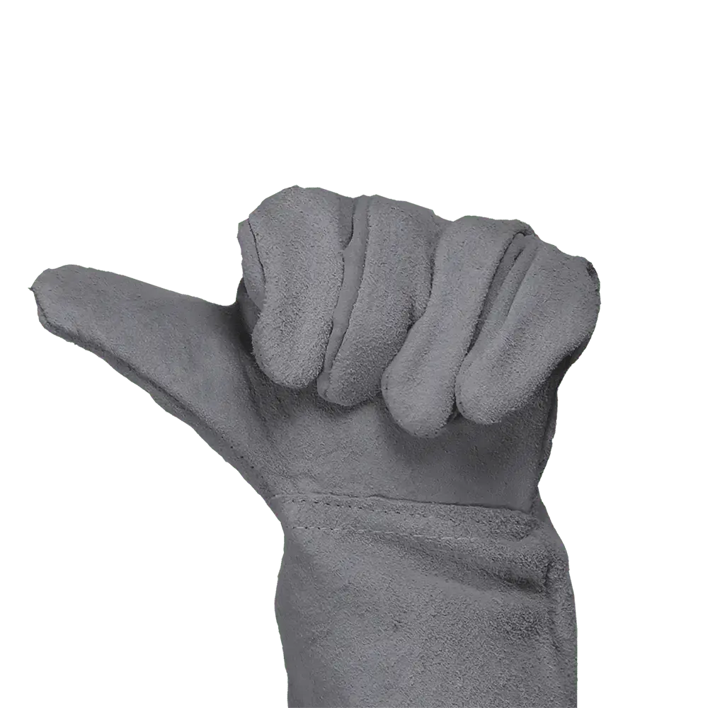 Краги спилковые пятипалые