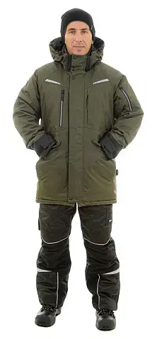 Зимняя куртка-парка BRODEKS KW215, хаки