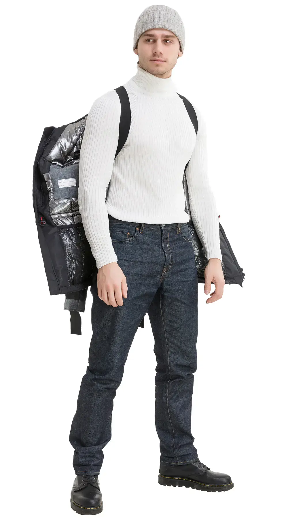 Куртка рабочая мужская зимняя утепленная Восток-Сервис "Траверс" черная, серая