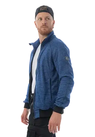 Толстовка флисовая Brodeks KS241, синий Толстовка флисовая Brodeks KS241, синий