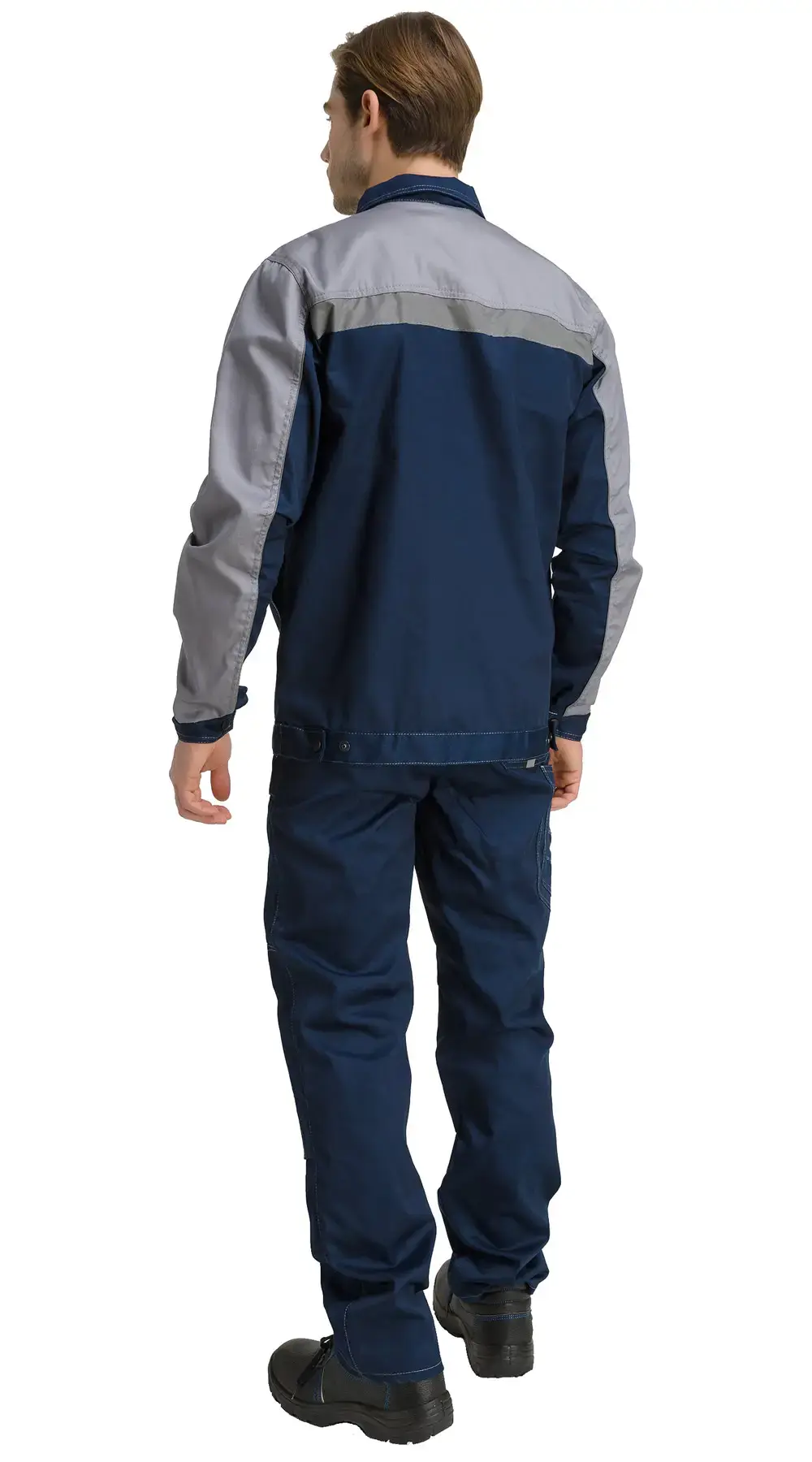 Костюм рабочий мужской летний RONTA KS806 с брюками темно-синий, серый