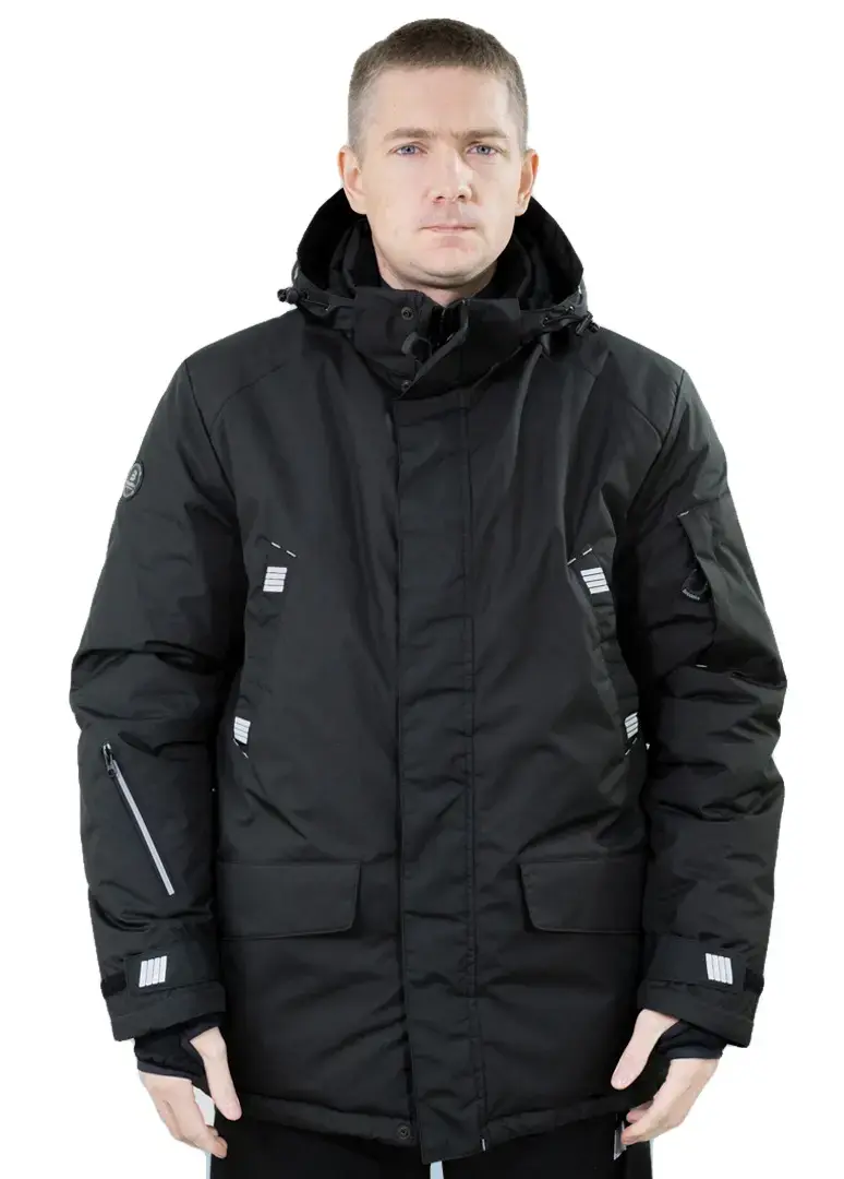 Зимняя куртка-парка BRODEKS KW204, черный