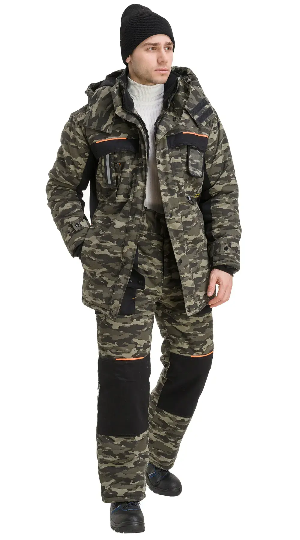 Костюм рабочий мужской утепленный зимний RONTA KS920 камуфляж