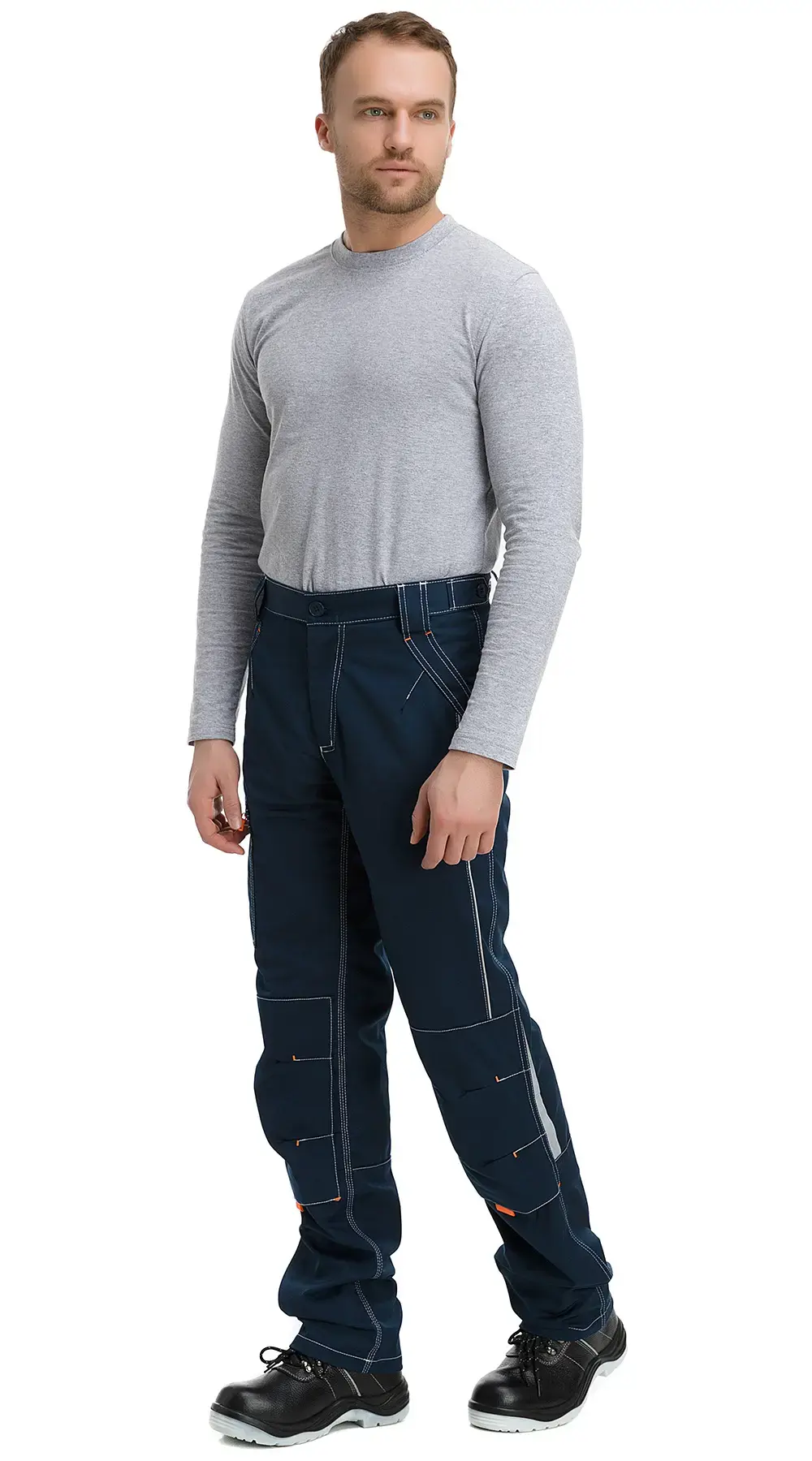 Брюки рабочие мужские летние Техноавиа "Скаймастер" темно-синие