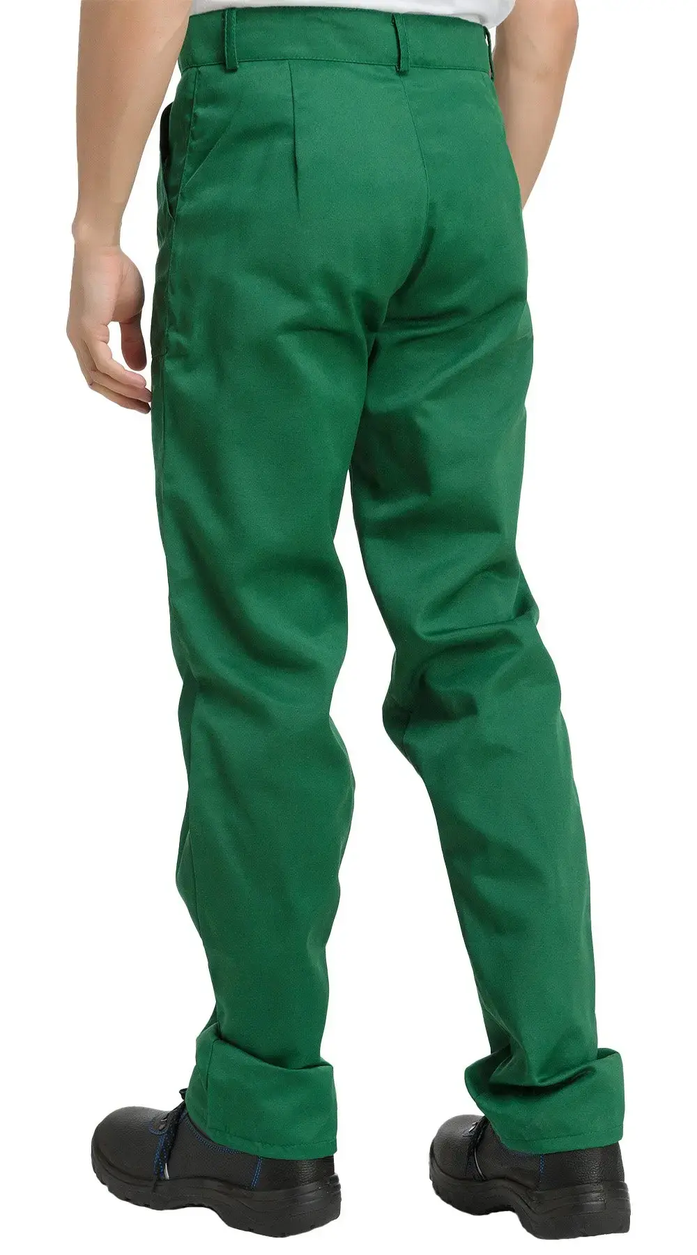 Костюм рабочий мужской летний RONTA KS621 с брюками темно-зеленый, лаймовый