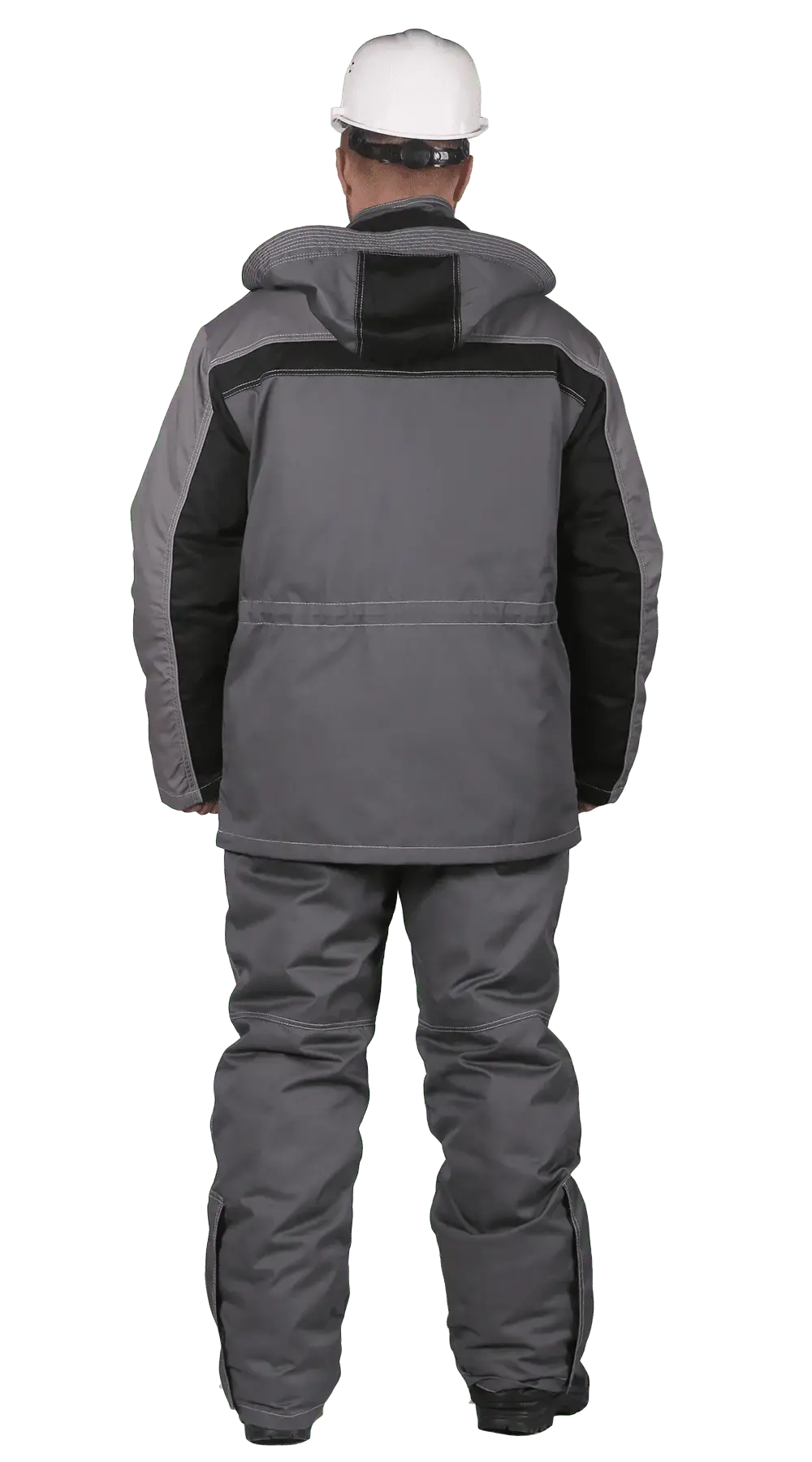 Костюм рабочий мужской утепленный зимний RONTA KS581 темно-серый, светло-серый, черный