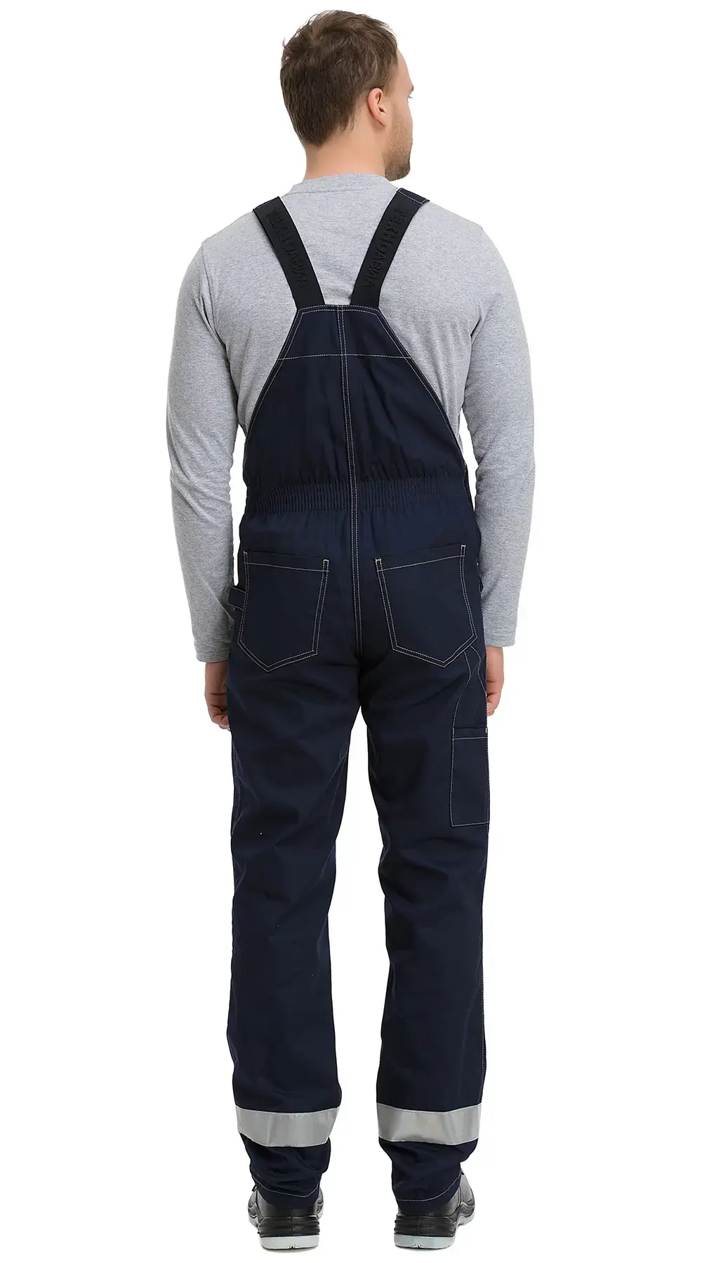 Костюм мужской летний Техноавиа "Техно СОП" с полукомбинезоном темно-синий