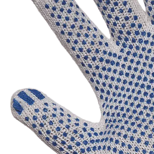 Перчатки трикотажные 5-ти нитка с ПВХ (точка)