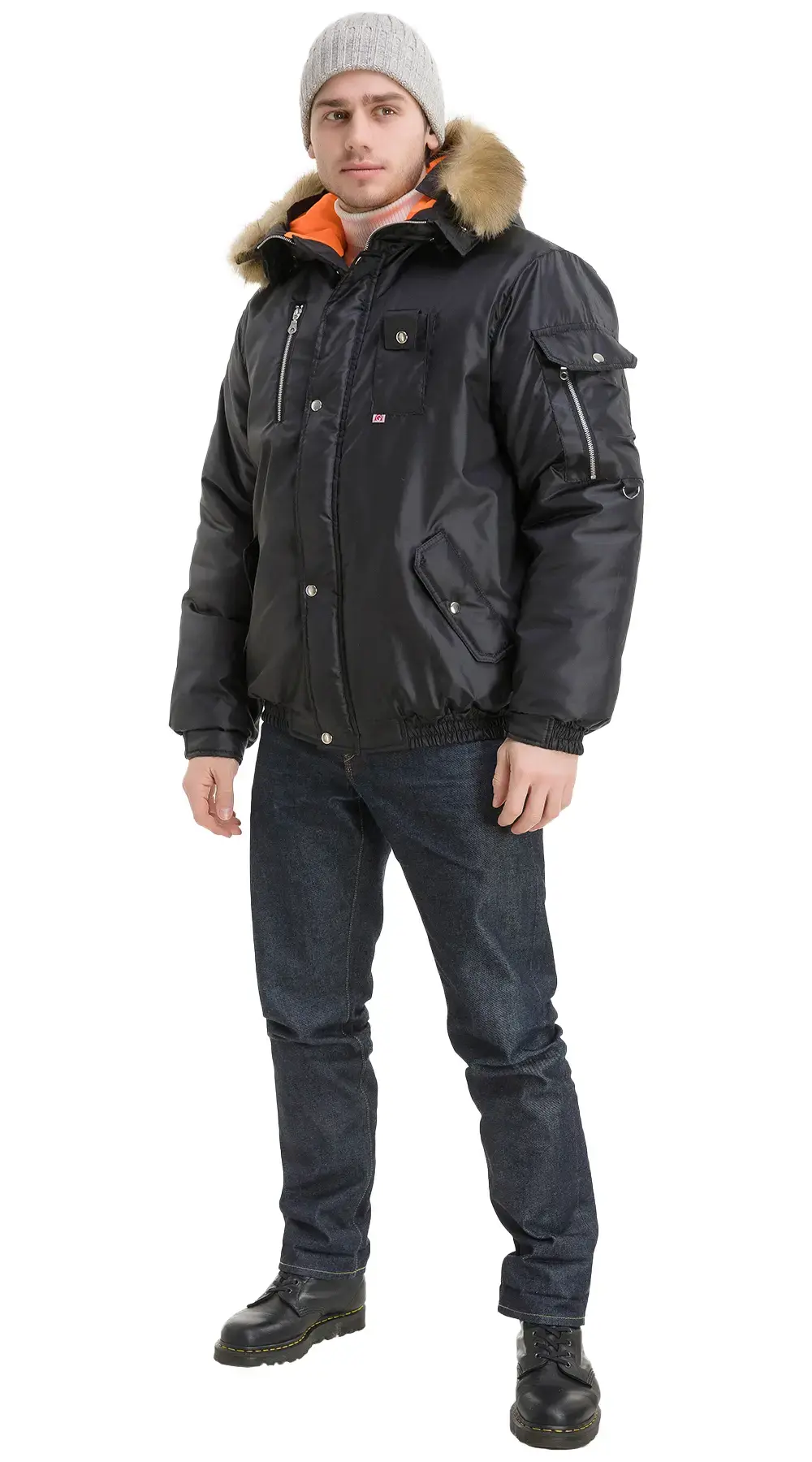 Куртка рабочая мужская зимняя утепленная Эталон "Аляска" черная