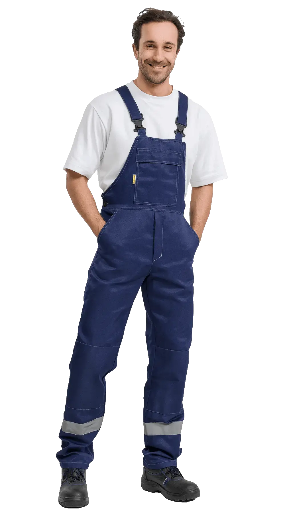 Полукомбинезон рабочий мужской летний RONTA PL504 синий