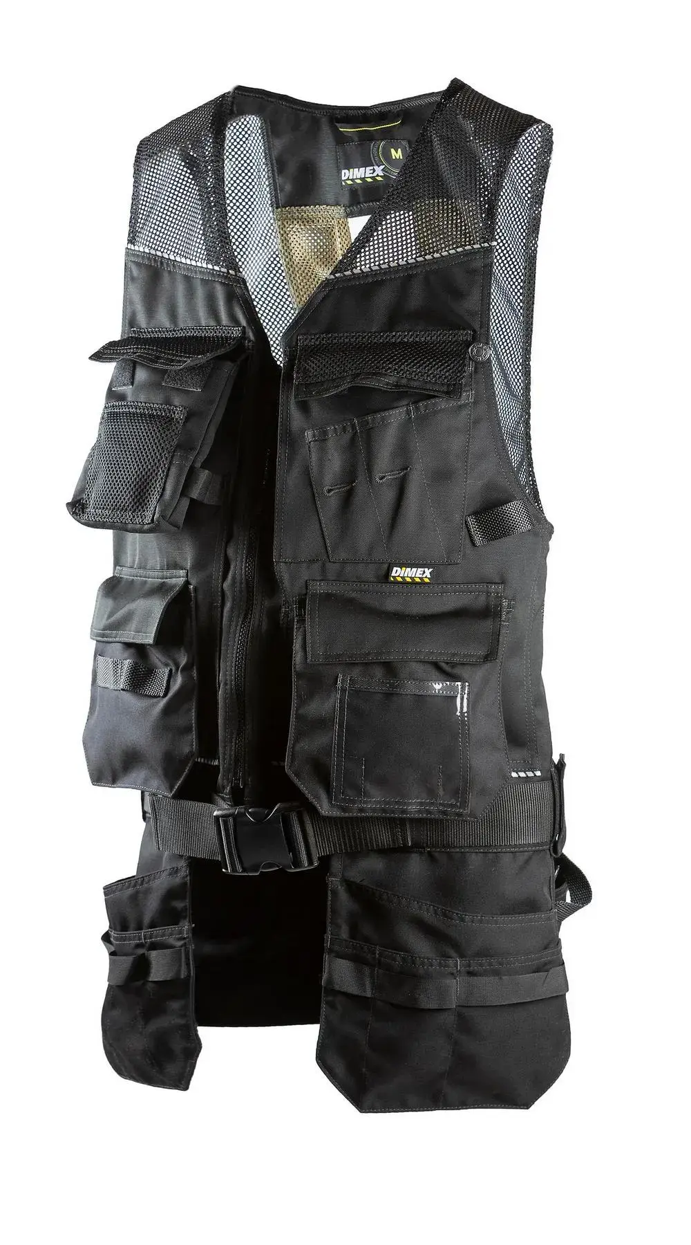 Жилет рабочий мужской летний RONTA JT903 с навесными карманами черный