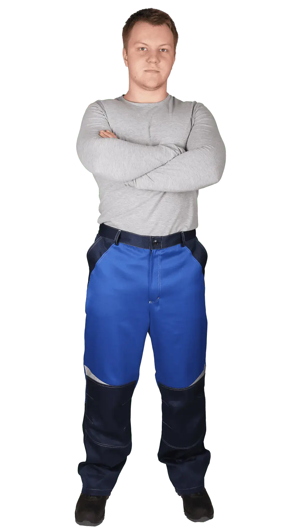 Костюм рабочий мужской летний RONTA KS908 васильковый, темно-синий