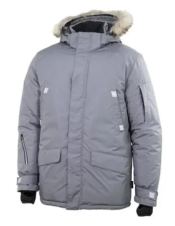 Парка мужская зимняя BRODEKS KW204 PLUS, серый